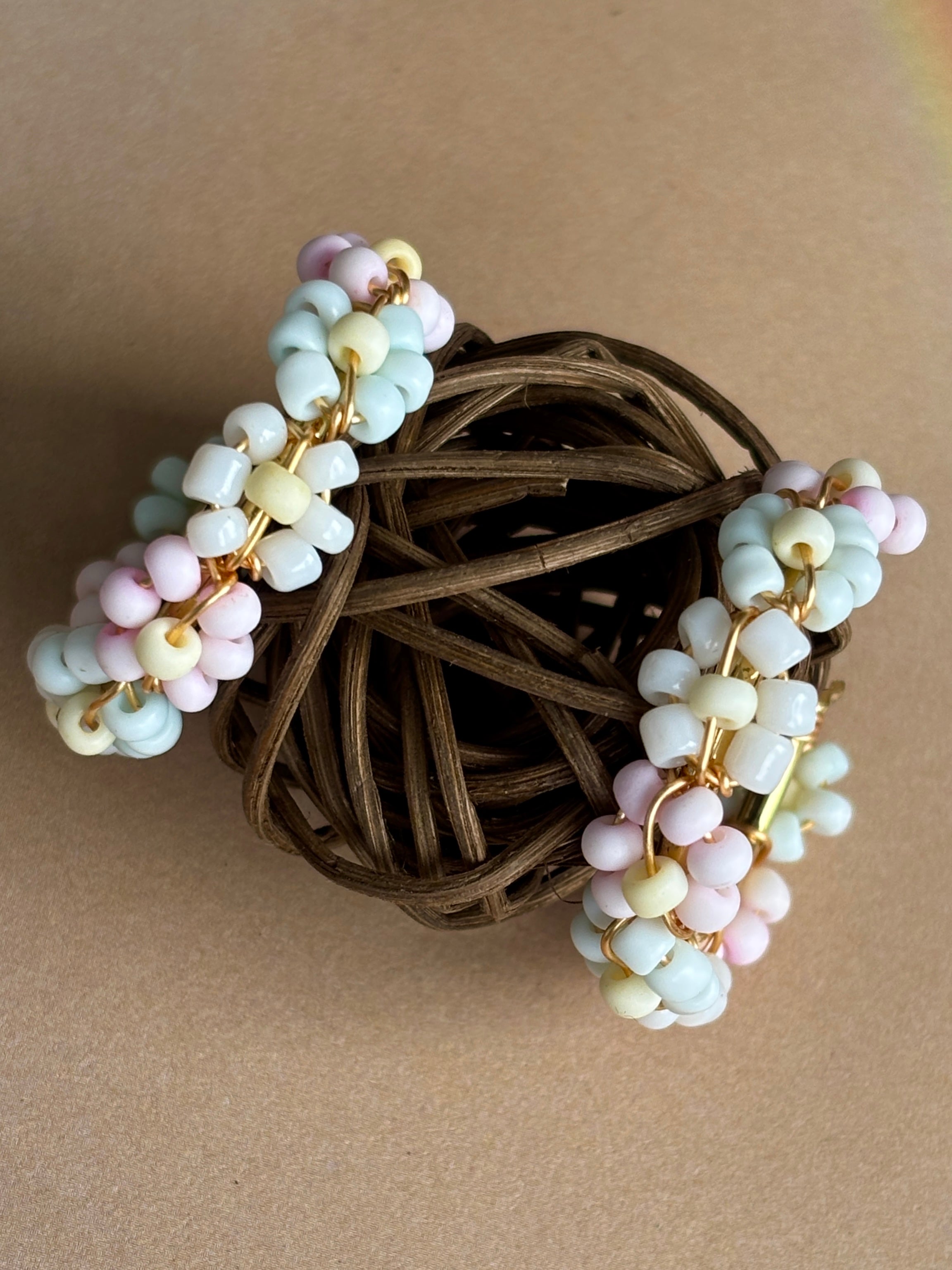 Daisy Beaded Earrings