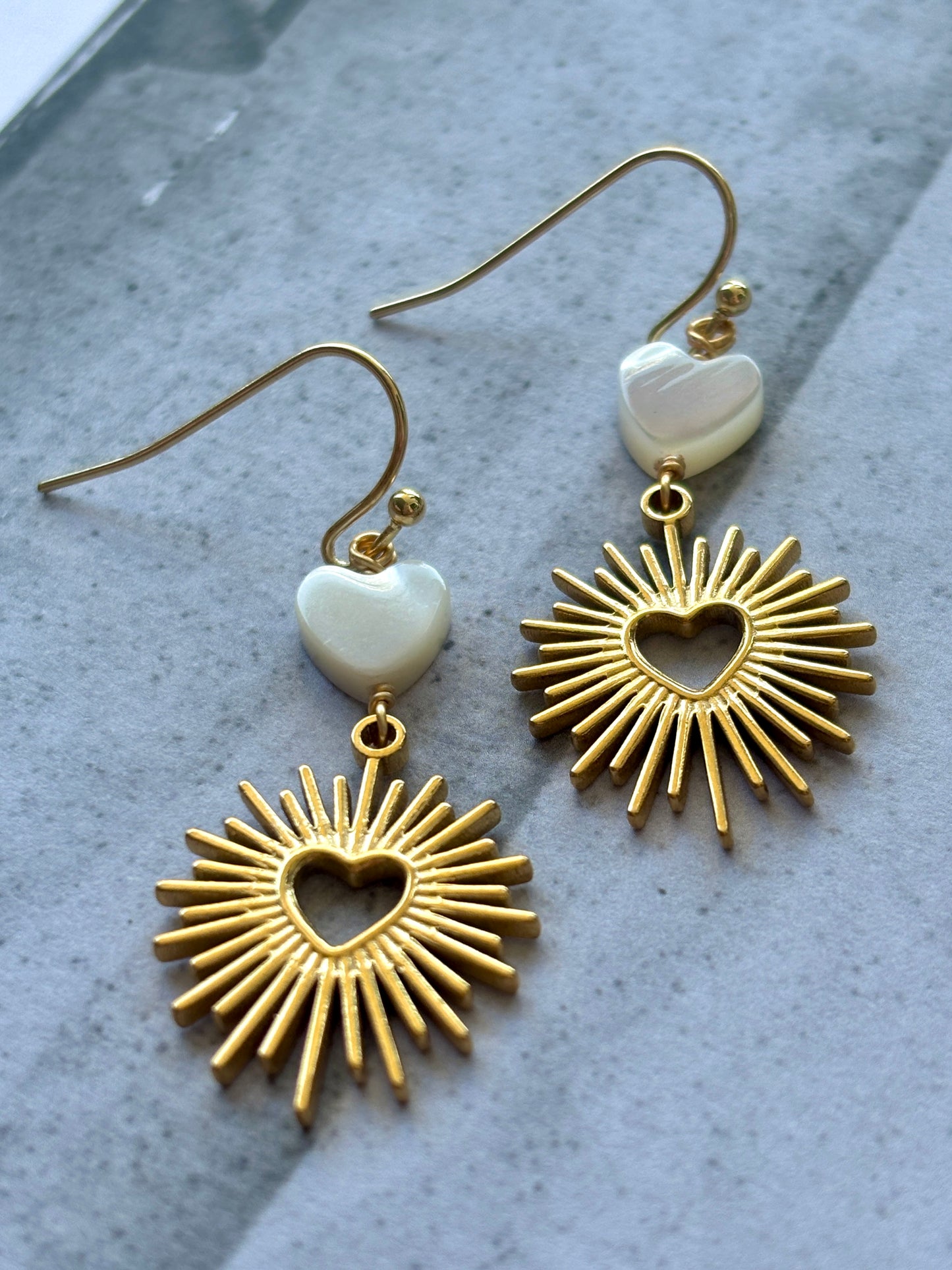 Delilah Heart Earrings