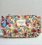 Blaire Frilly Pouch - Vintage Florals