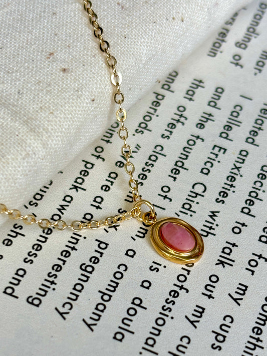 WINONA Rhodonite Necklace