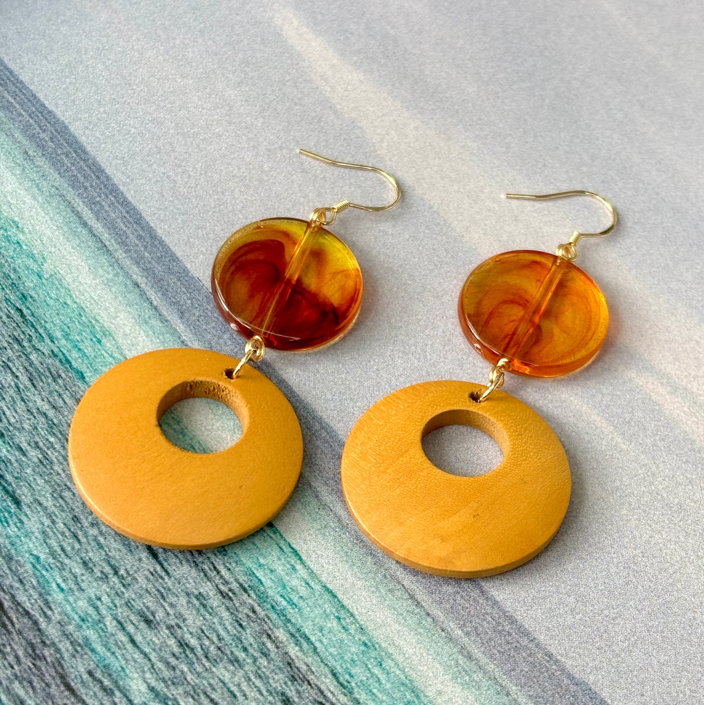 Akela Wooden Earrings