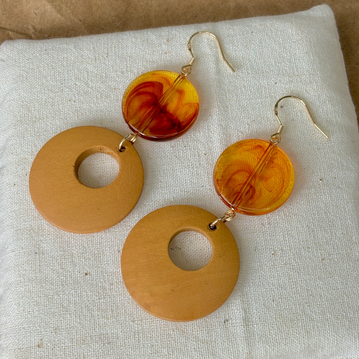 Akela Wooden Earrings