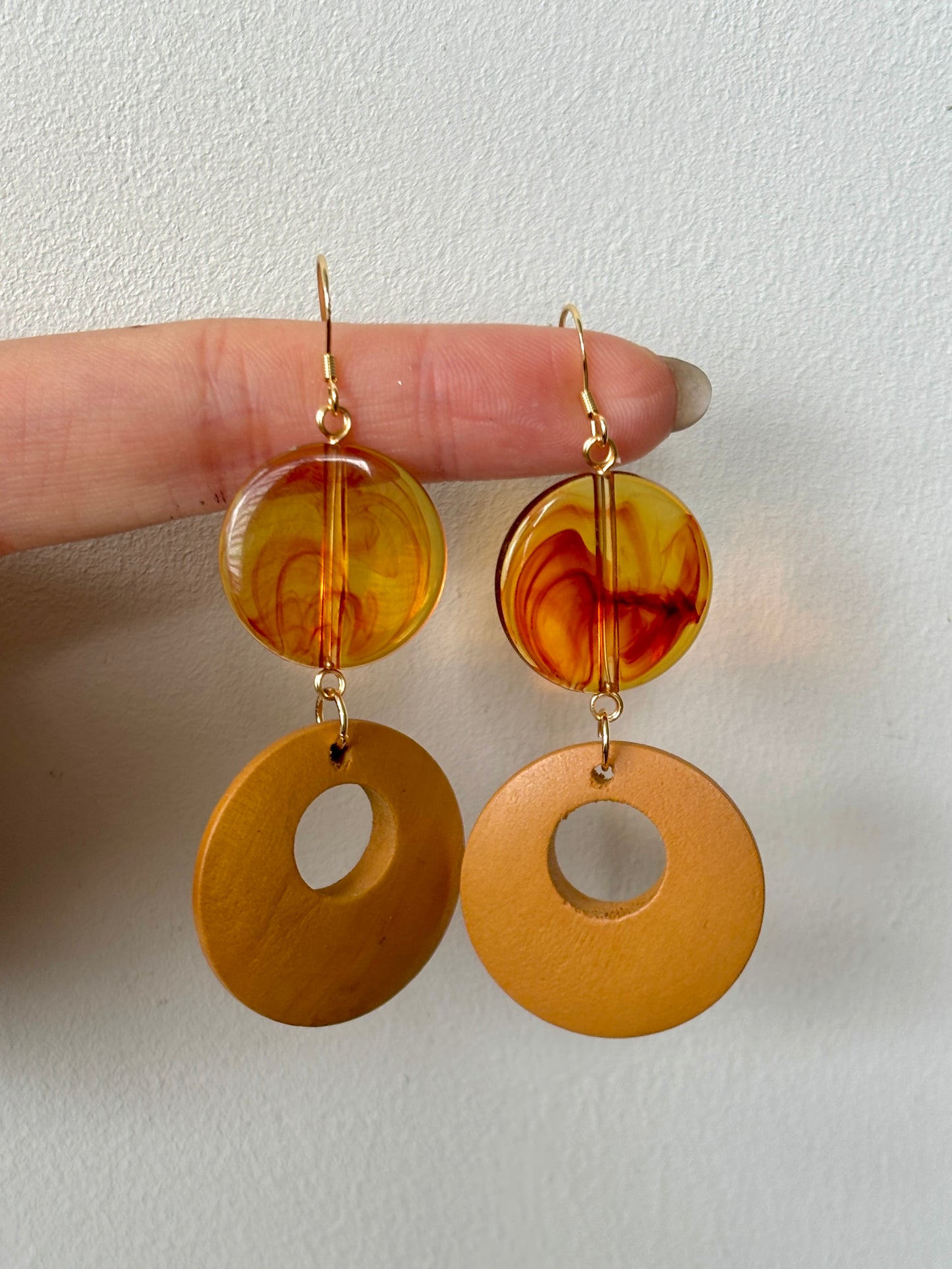 Akela Wooden Earrings