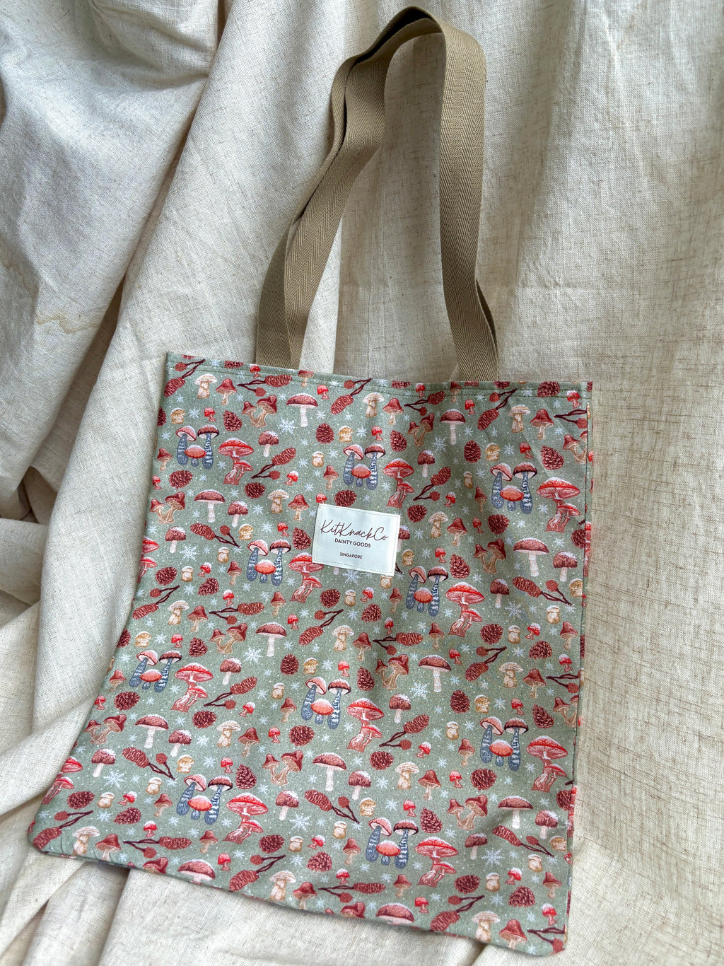 Charlotte Tote Bag - Mushroom Forest