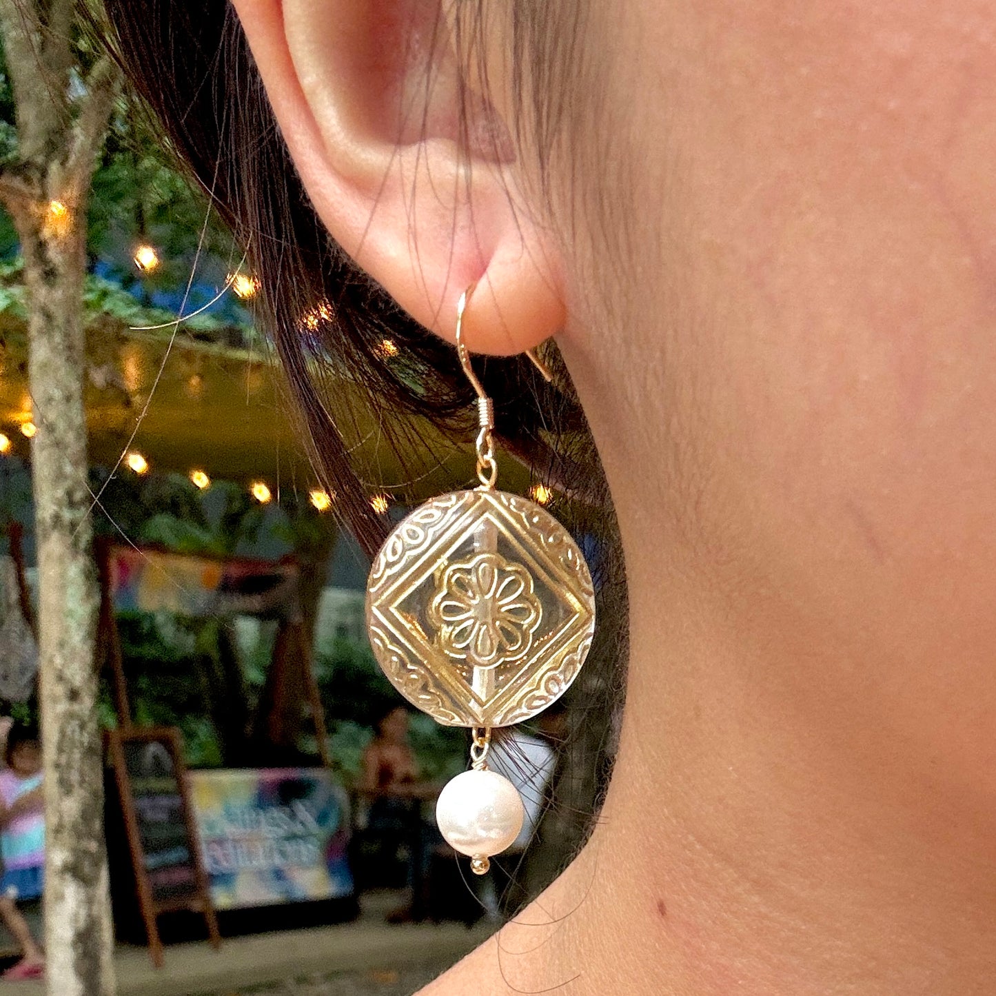 ALOHI Pearl Earrings