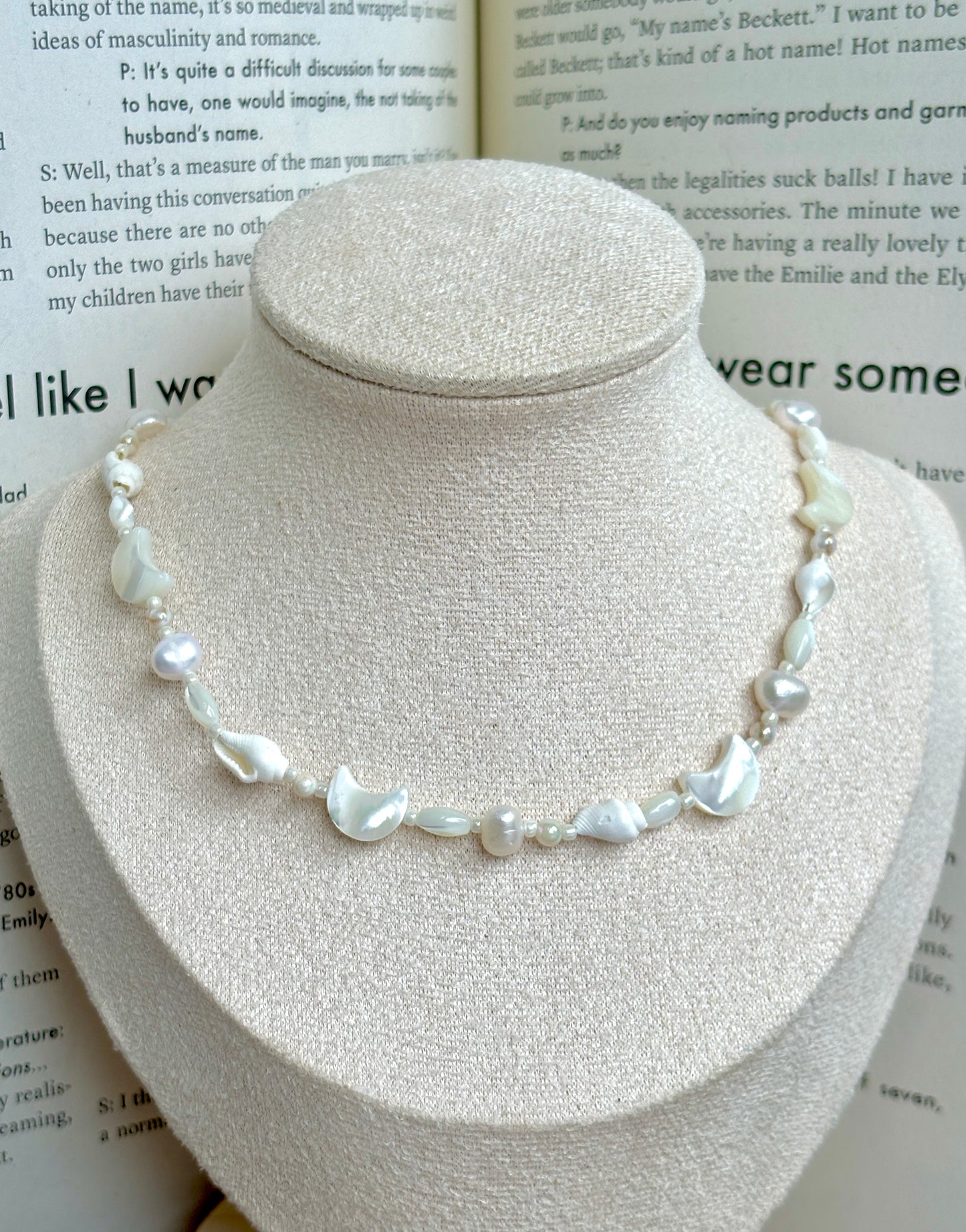 CHARO Pearl Choker Necklace