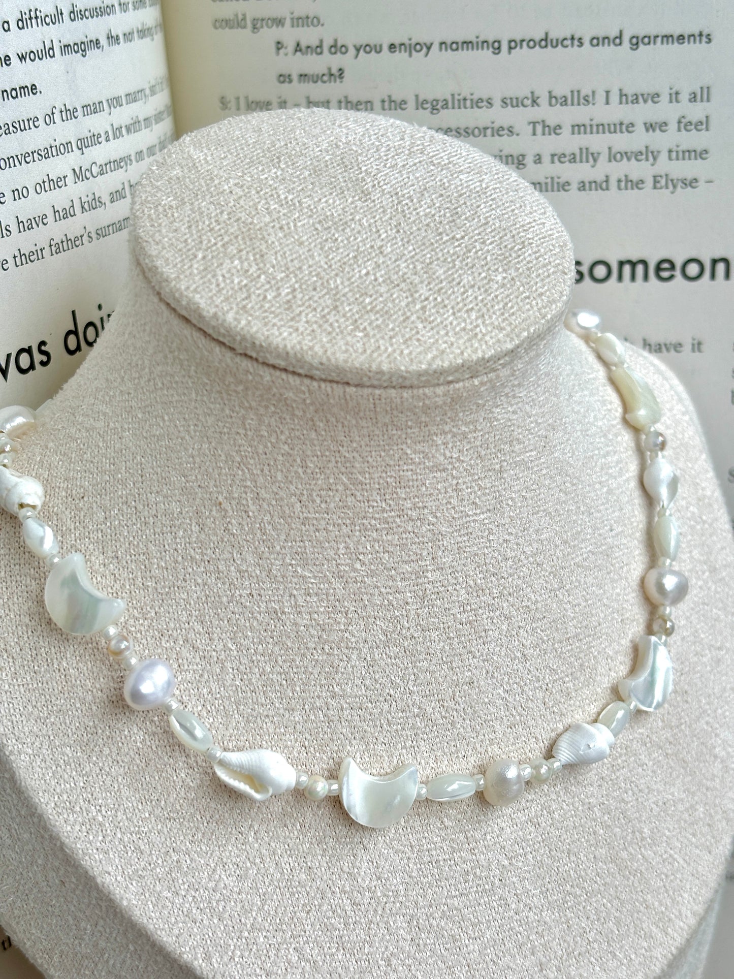 CHARO Pearl Choker Necklace