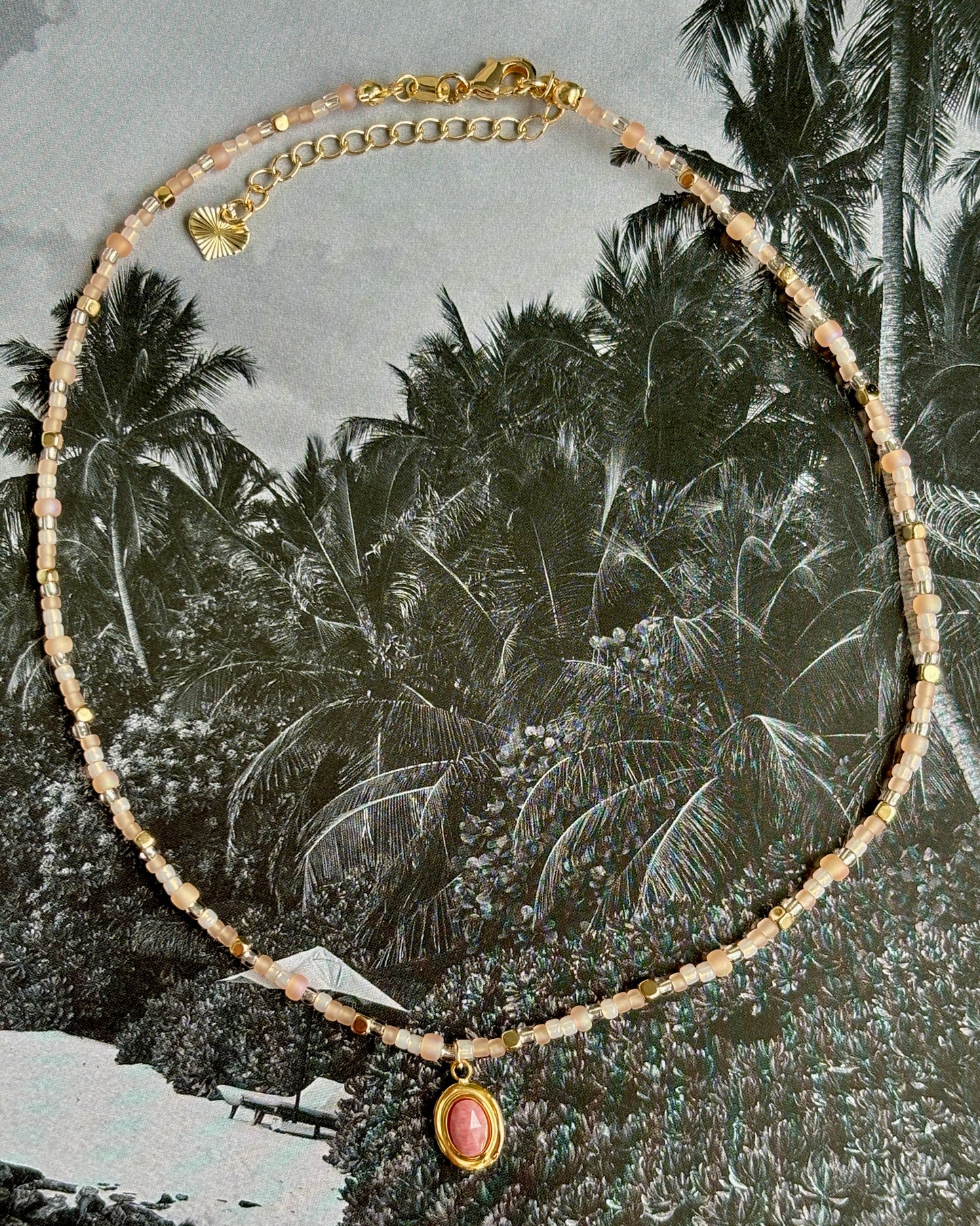 NYOKA Choker Beaded Necklace