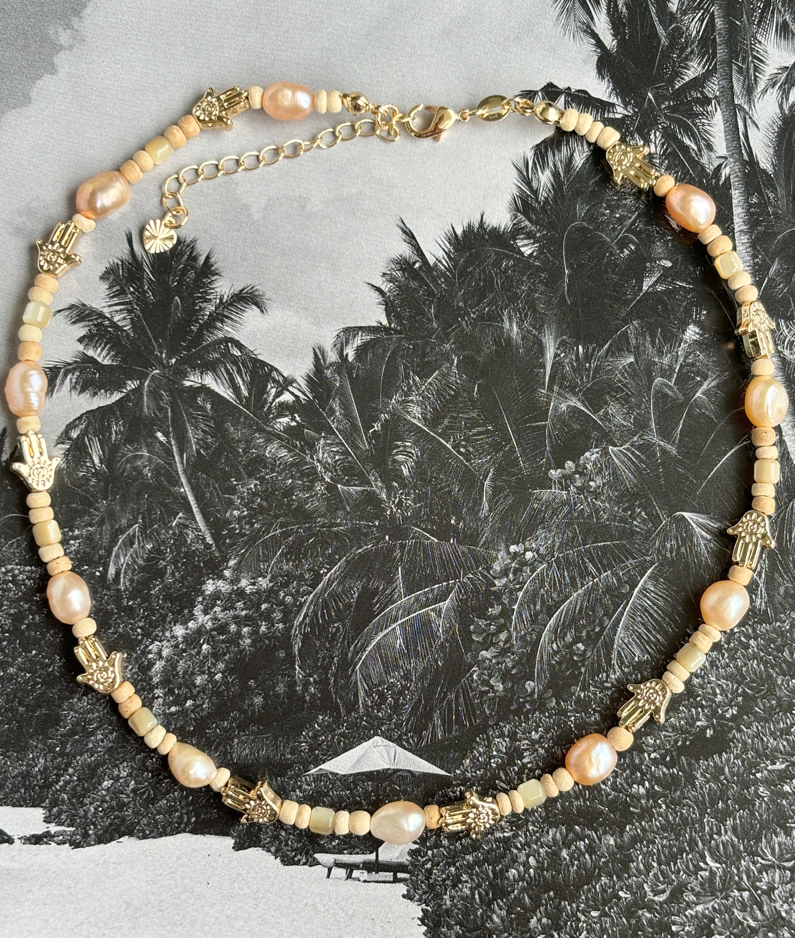 ORIA Choker Beaded Necklace