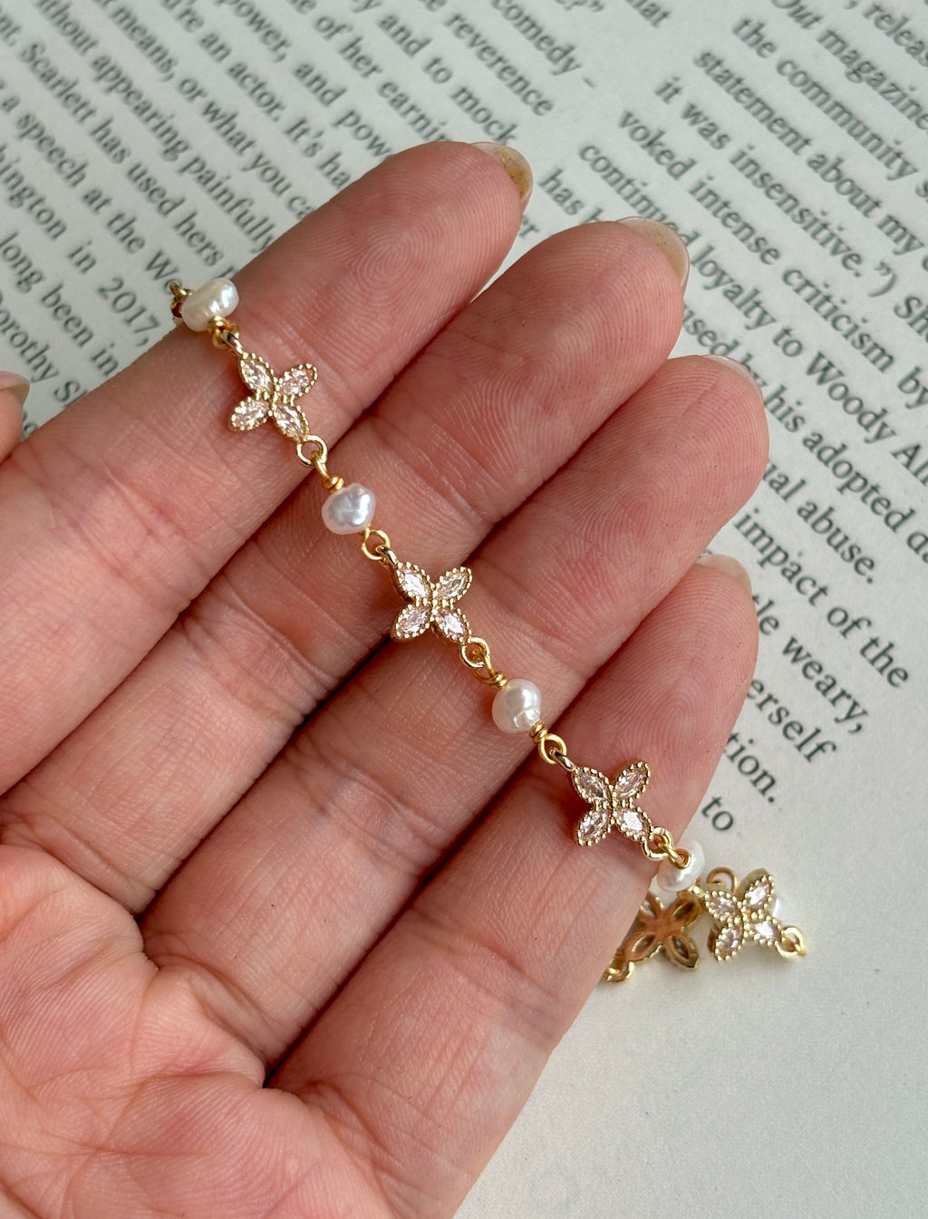 Amelia Pearl Bracelet