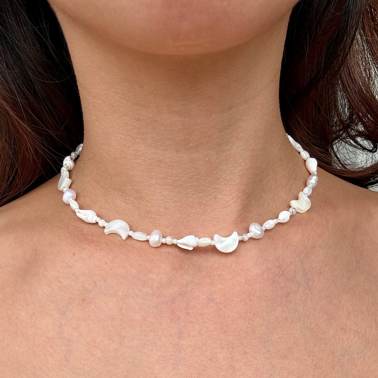 CHARO Pearl Choker Necklace