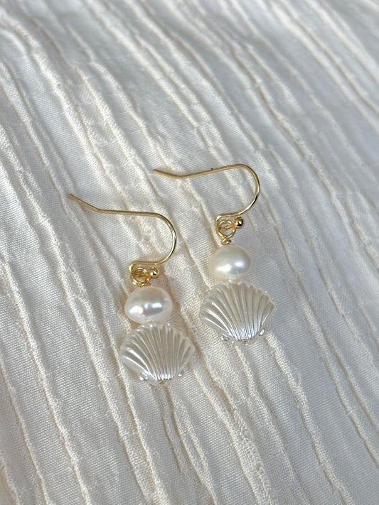 ARIEL II Pearl Earrings