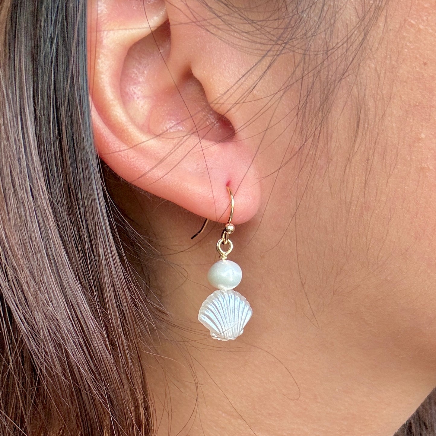 ARIEL II Pearl Earrings