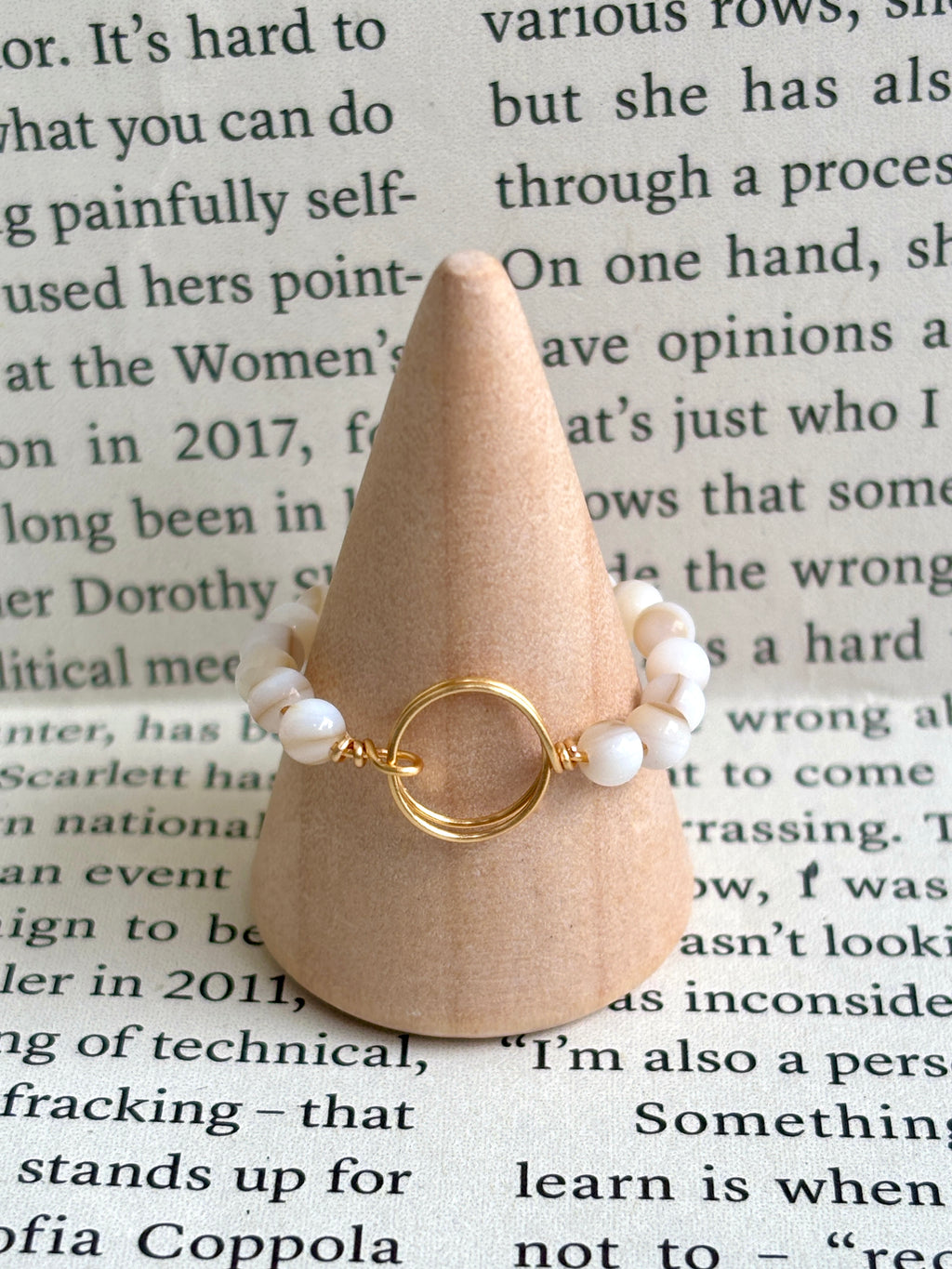 Willow Beaded Ring