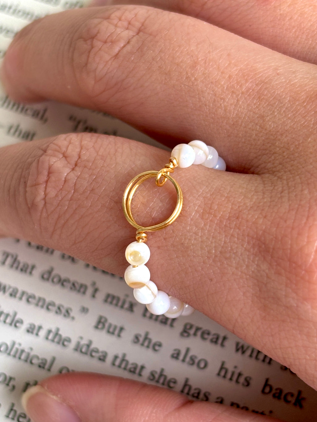 Willow Beaded Ring