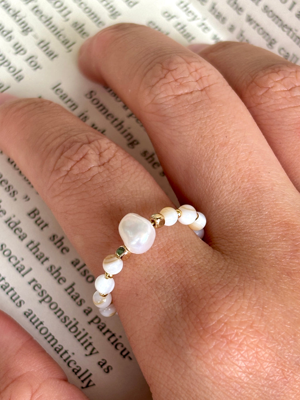 Hazel Beaded Ring