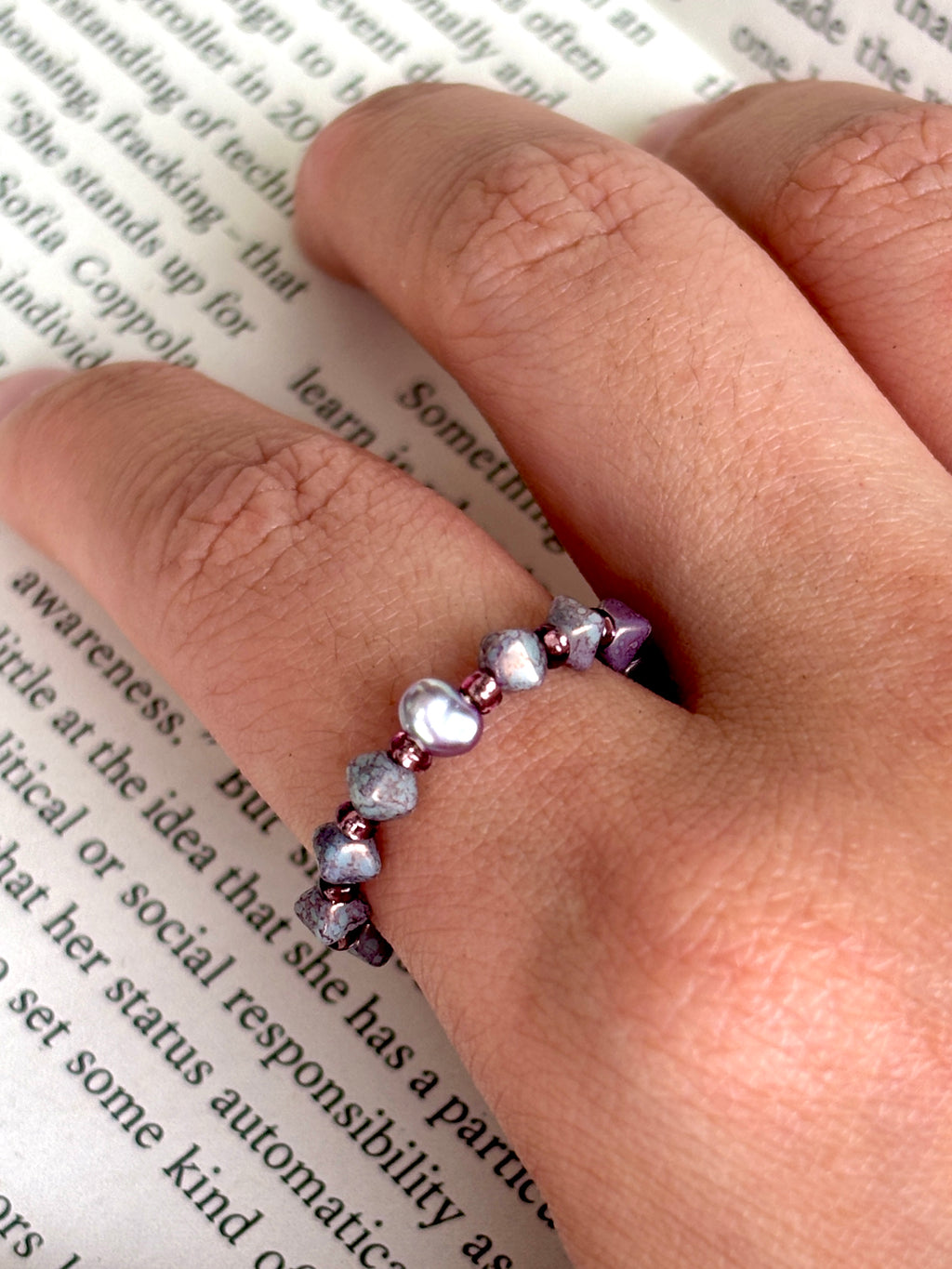 Riley Beaded Ring