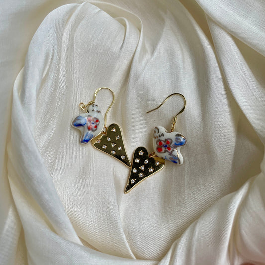 ADERYN Ceramic Bird Earrings