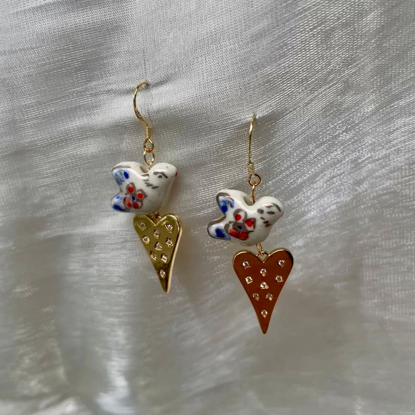 ADERYN Ceramic Bird Earrings