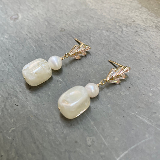 ROCO Faux Marble Earrings